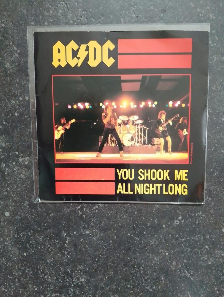 AC/DC You shook me all night long (UK), Cd's en Dvd's, Vinyl Singles, Ophalen of Verzenden, Zo goed als nieuw