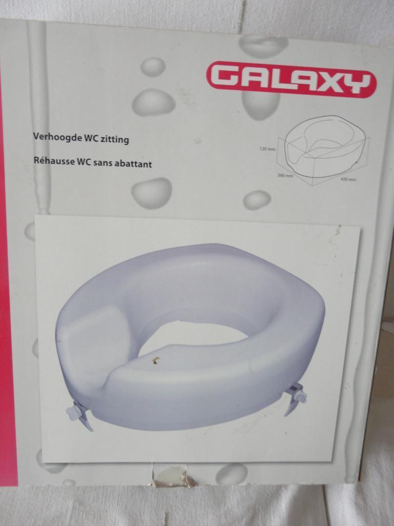 Galaxi  toiletverhoger : 12 cm in nette staat, Enlèvement, Utilisé