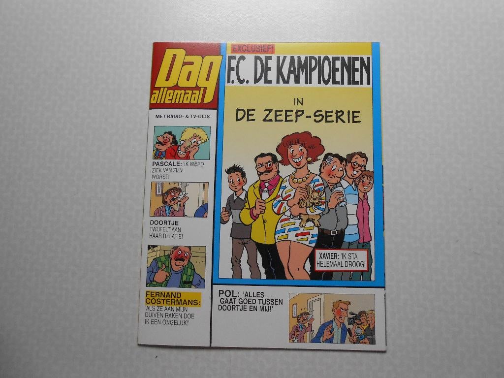 F.C. De kampioenen De zeep-serie 2005 1ste druk. Reclame., Boeken, Stripverhalen, Nieuw, Eén stripboek, Ophalen of Verzenden