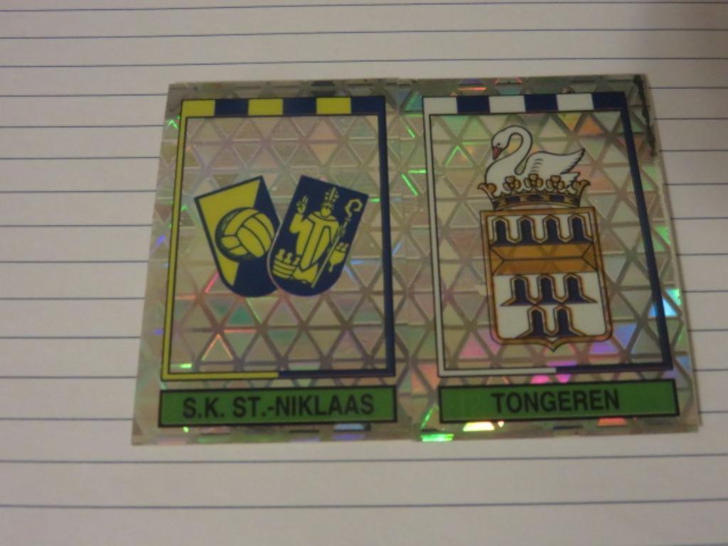 Voetbal: Sticker football 95 : Logo St-Niklaas + Tongeren, Ophalen of Verzenden, Nieuw, Sticker