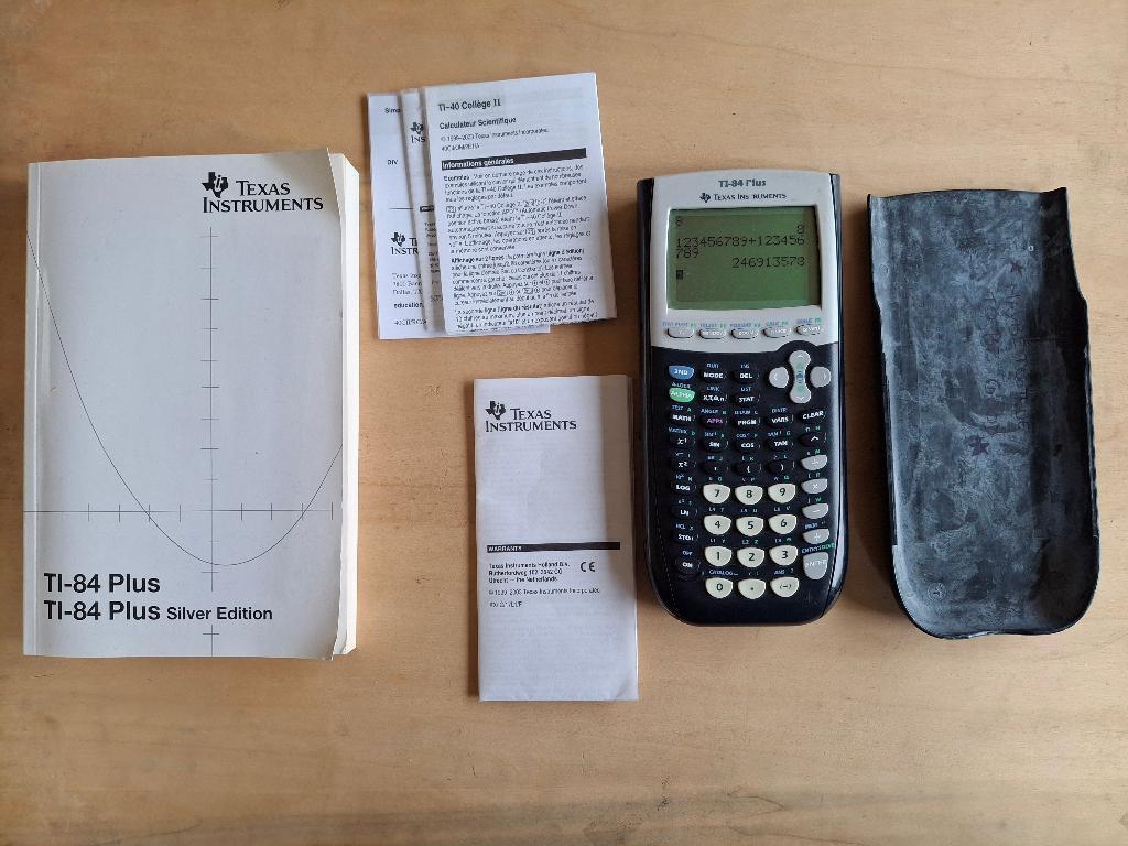 rekenmachine TI-84 plus, Ophalen, Gebruikt