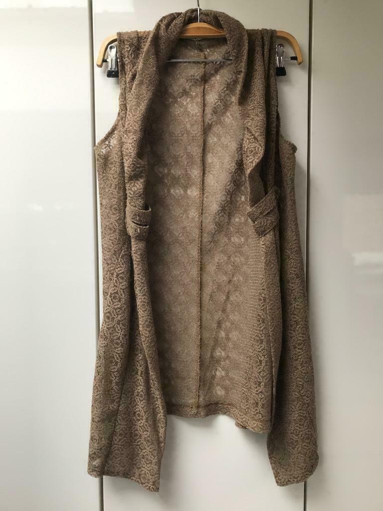 MOD Negoce beige mouwloos vest - Maat L, Beige, Maat 42/44 (L), Ophalen of Verzenden, Zo goed als nieuw