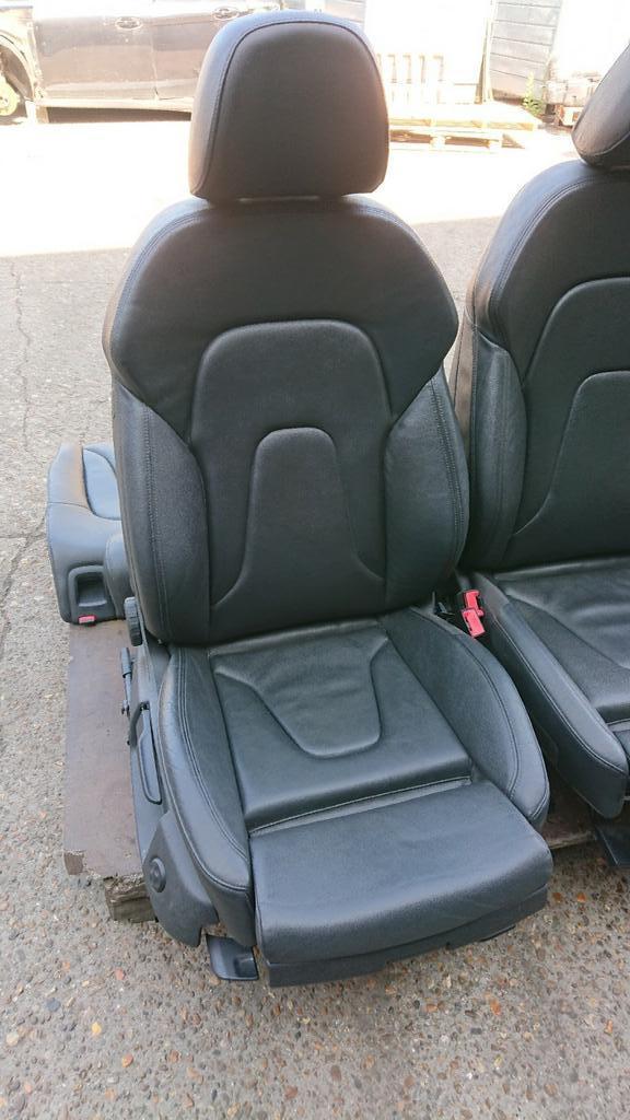 Audi A4 B8 8K S-line zwart leder interieur met sportstoelen, Auto-onderdelen, Interieur en Bekleding, Ophalen, Gebruikt, Audi