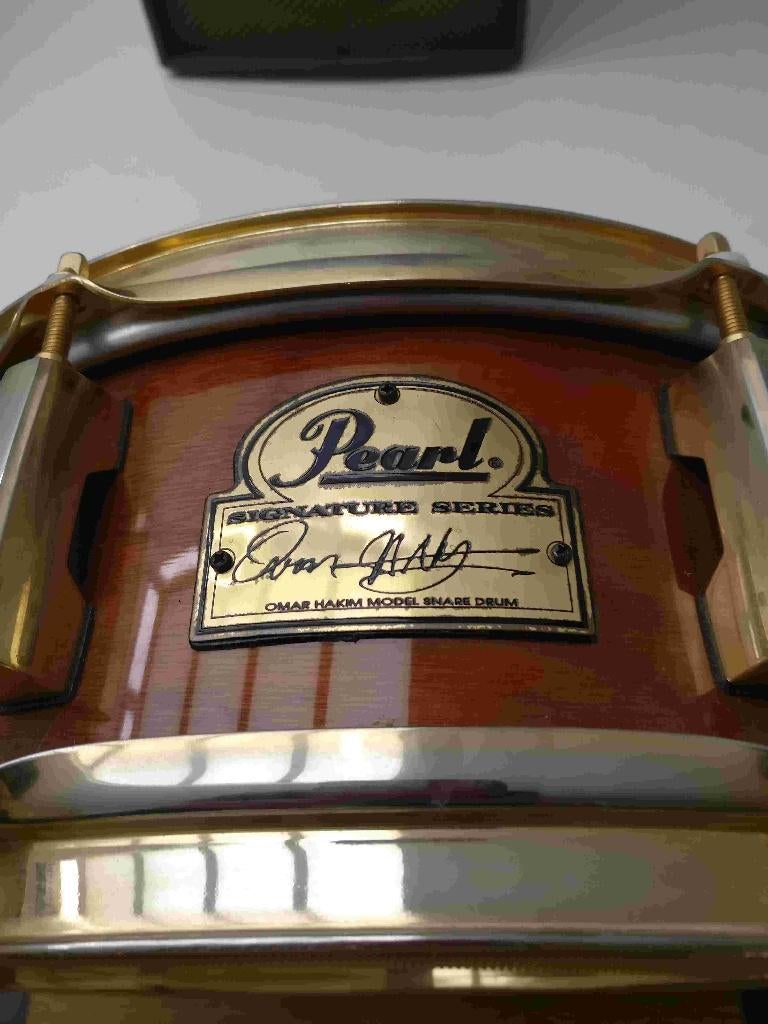 Pearl Omar Hakim Signature snare 13x5, Muziek en Instrumenten, Ophalen, Gebruikt, Pearl