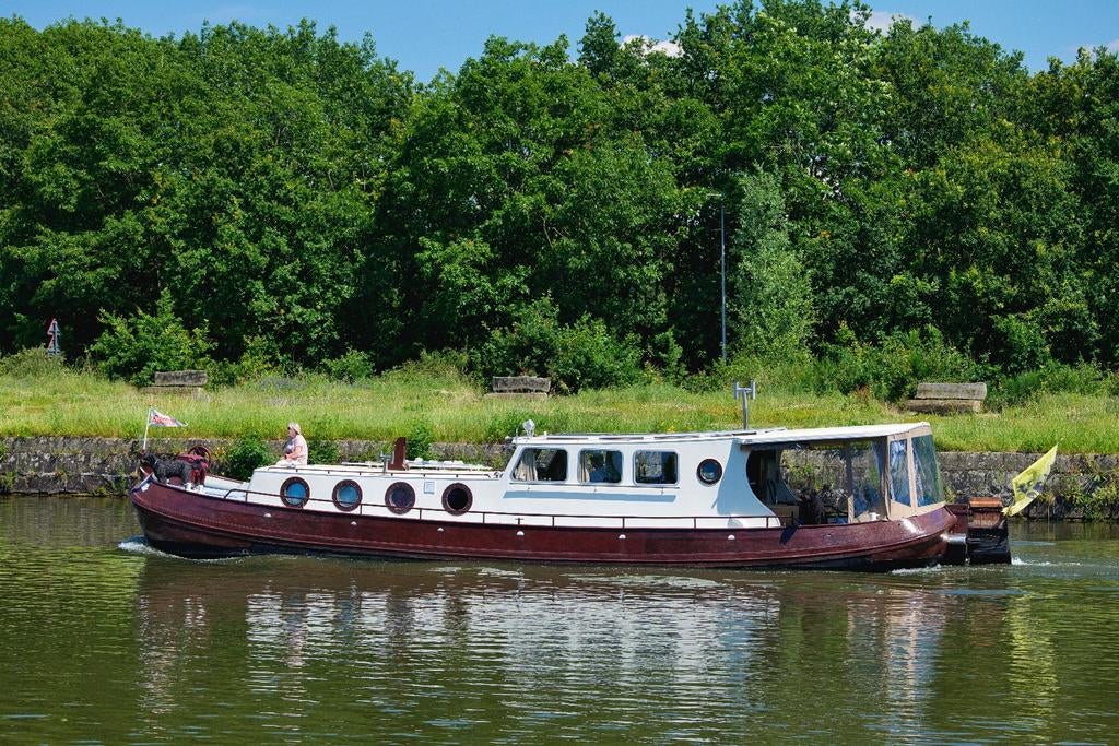 TJALK woonboot 15 x 3,60, Watersport en Boten, Motorboten en Motorjachten, Ophalen, Hout, Diesel, Walstroom