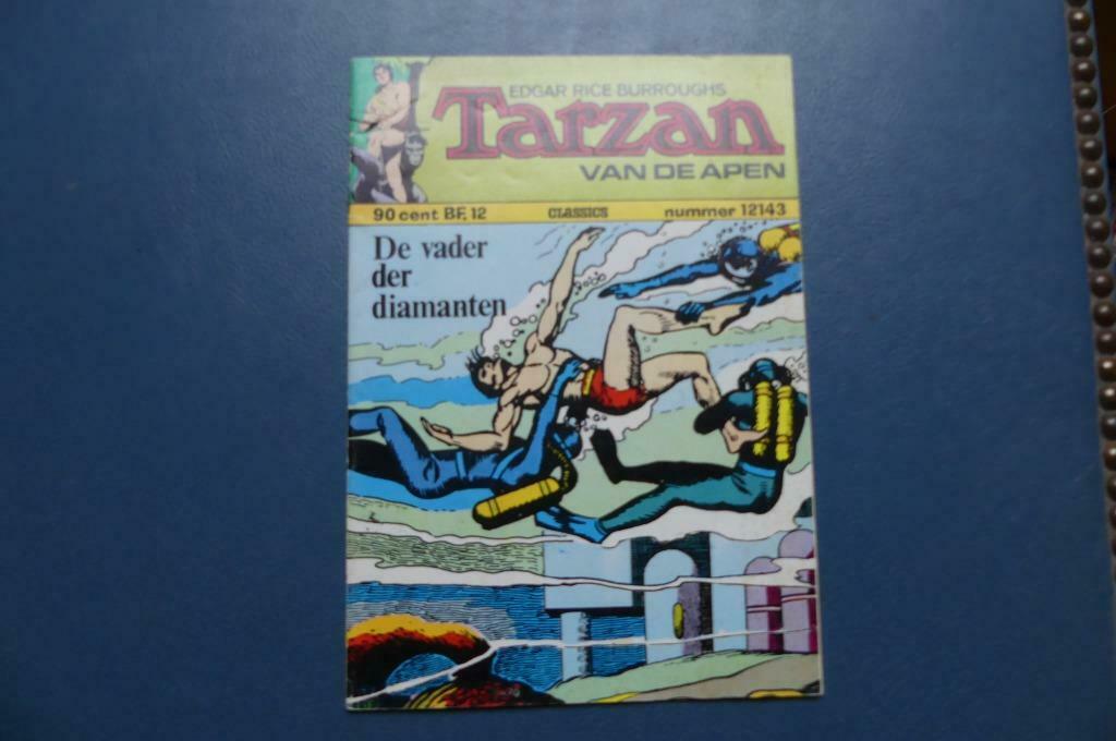 Strip, Tarzan van de apen, De vader der diamanten nr12143, Boeken, Stripverhalen, Eén stripboek, Ophalen of Verzenden, Gelezen