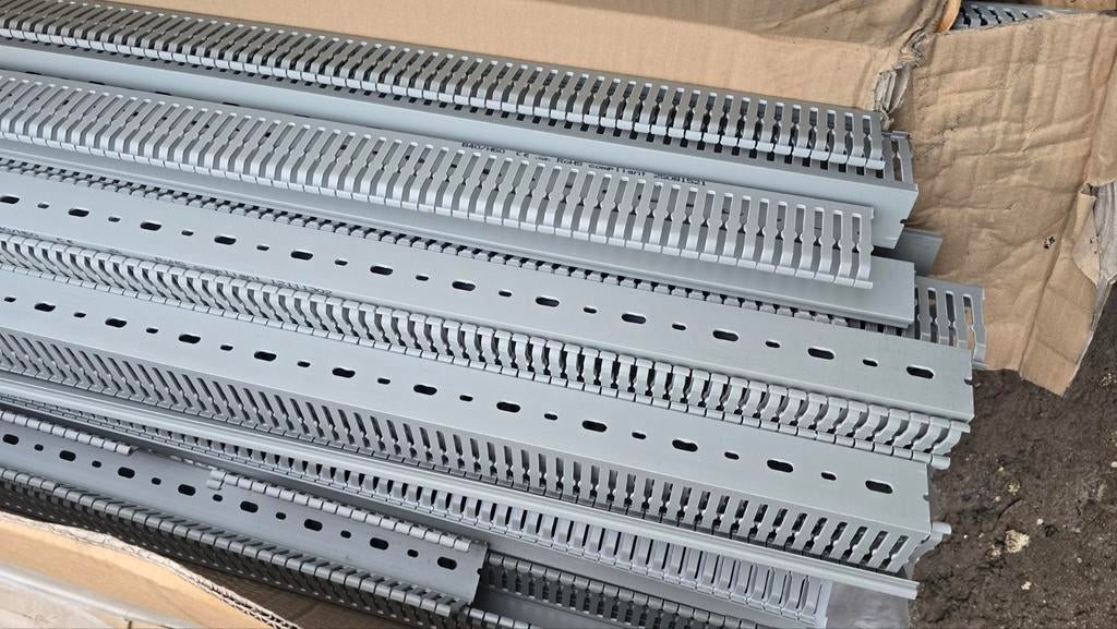 Kabelgoot pvc open verschillende formaten, Ophalen of Verzenden, Nieuw
