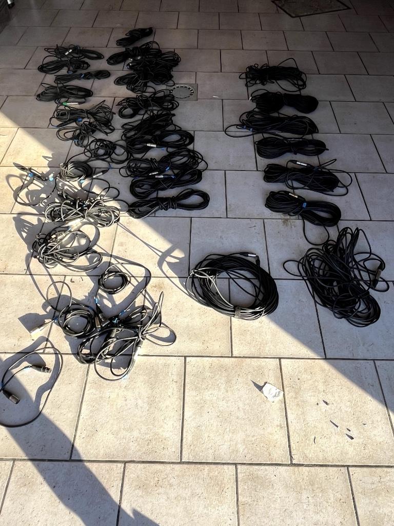 Gros lot câbles XLR + MultiPaires, Musique & Instruments, Enlèvement, Utilisé, Autres types
