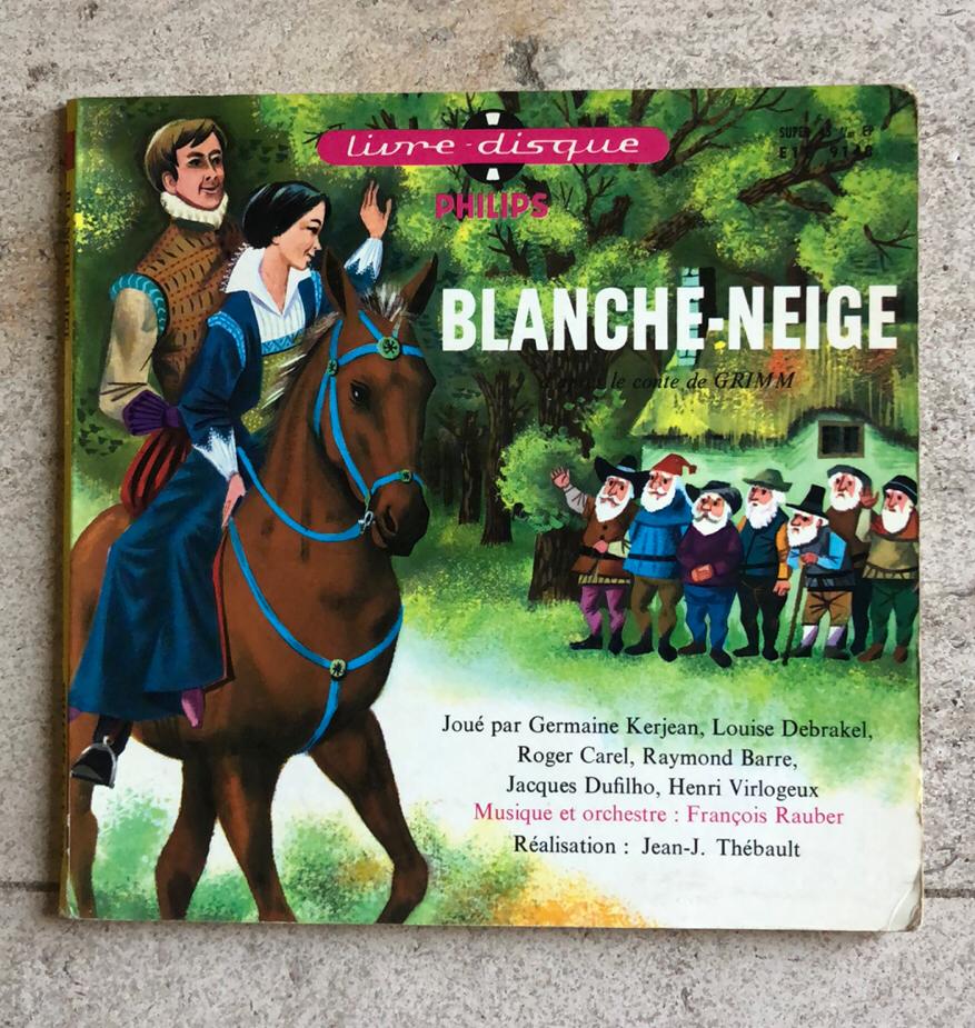 Livre disque Blanche Neige - 1961 - collector, Gelezen
