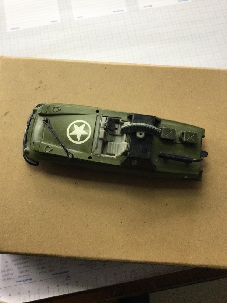 DINKY TOYS militaire 602 ARMOURED COMMAND CAR, Enlèvement ou Envoi, Utilisé, Voiture, Dinky Toys