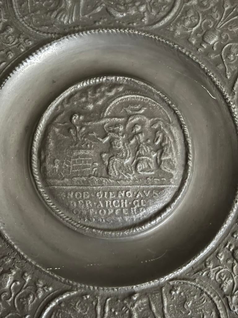 Tinnen schotel, Ophalen of Verzenden