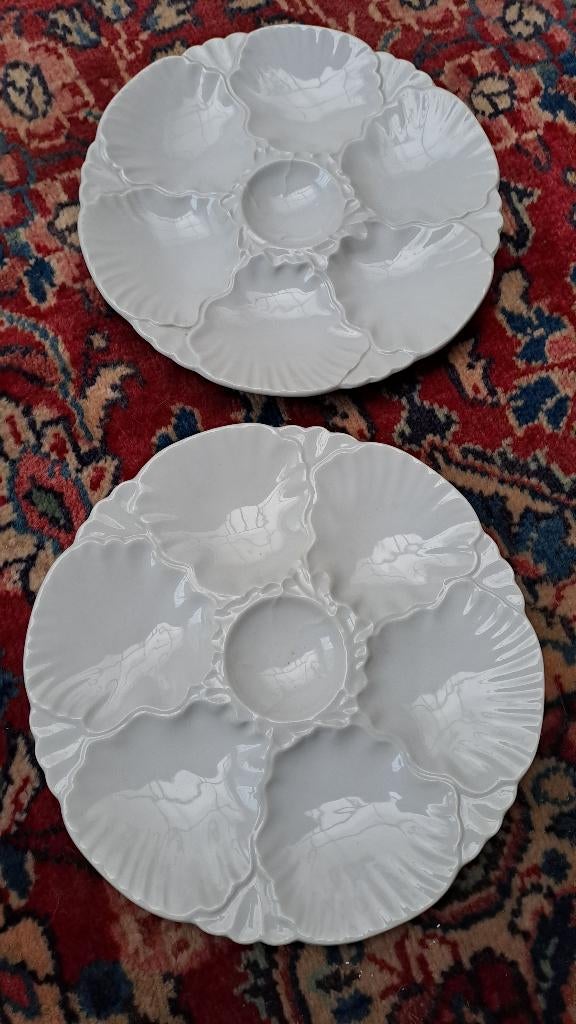 2 oesterborden, Huis en Inrichting, Keuken | Servies, Ophalen