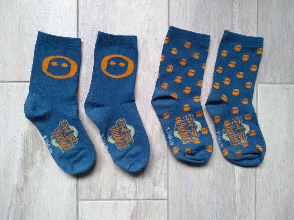 ✩ M27/30 - Set sokken Ghost Rockers, Enfants & Bébés, Garçon, Enlèvement ou Envoi, Utilisé, Chaussettes