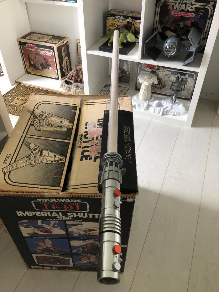 Sabre laser dark maul master replica, Utilisé
