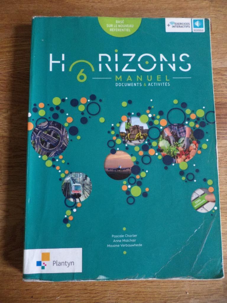 Horizons 6, Livres, Livres scolaires, Enlèvement ou Envoi, Utilisé, Secondaire, Géographie