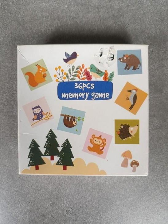 Geheugenspel met 36 kaartjes, Ophalen, Zo goed als nieuw