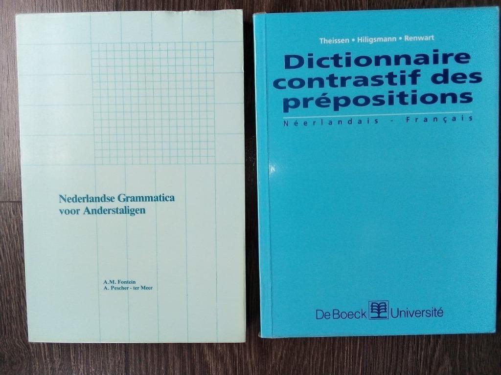 Nederlandse grammatica voor anderstaligen + prépositions, Livres, Enlèvement ou Envoi, Utilisé