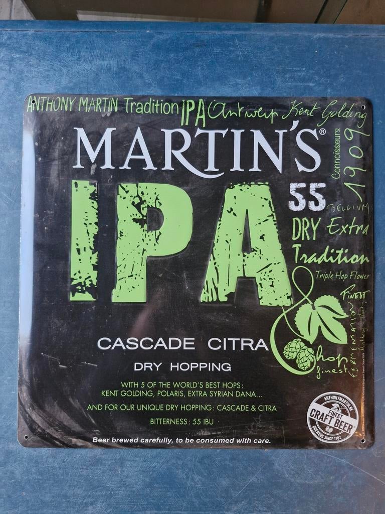 Metalen bierreclame Martin´s IPA, Ophalen