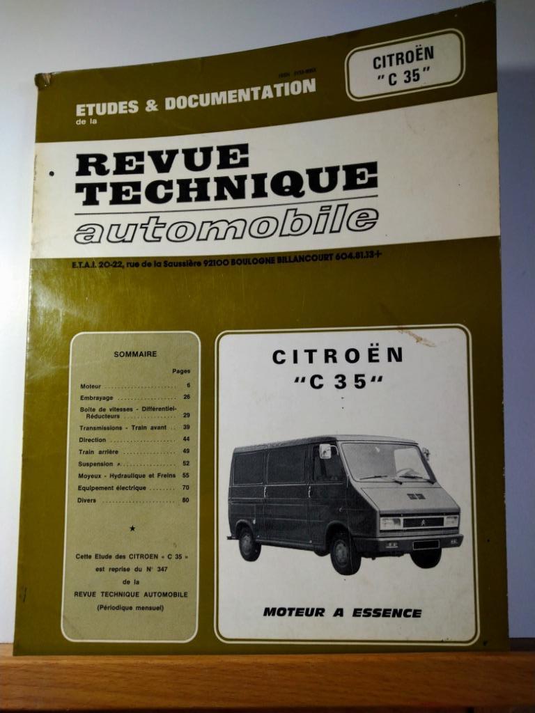 RTA - Citroen C 35 - Revue technique automobile, Envoi