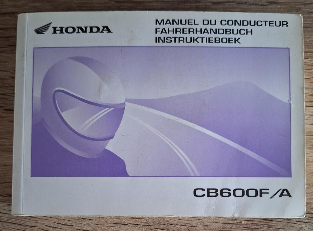 Originele Honda CB600F/A Handleiding (Instructieboek), Motoren, Handleidingen en Instructieboekjes, Honda, Verzenden