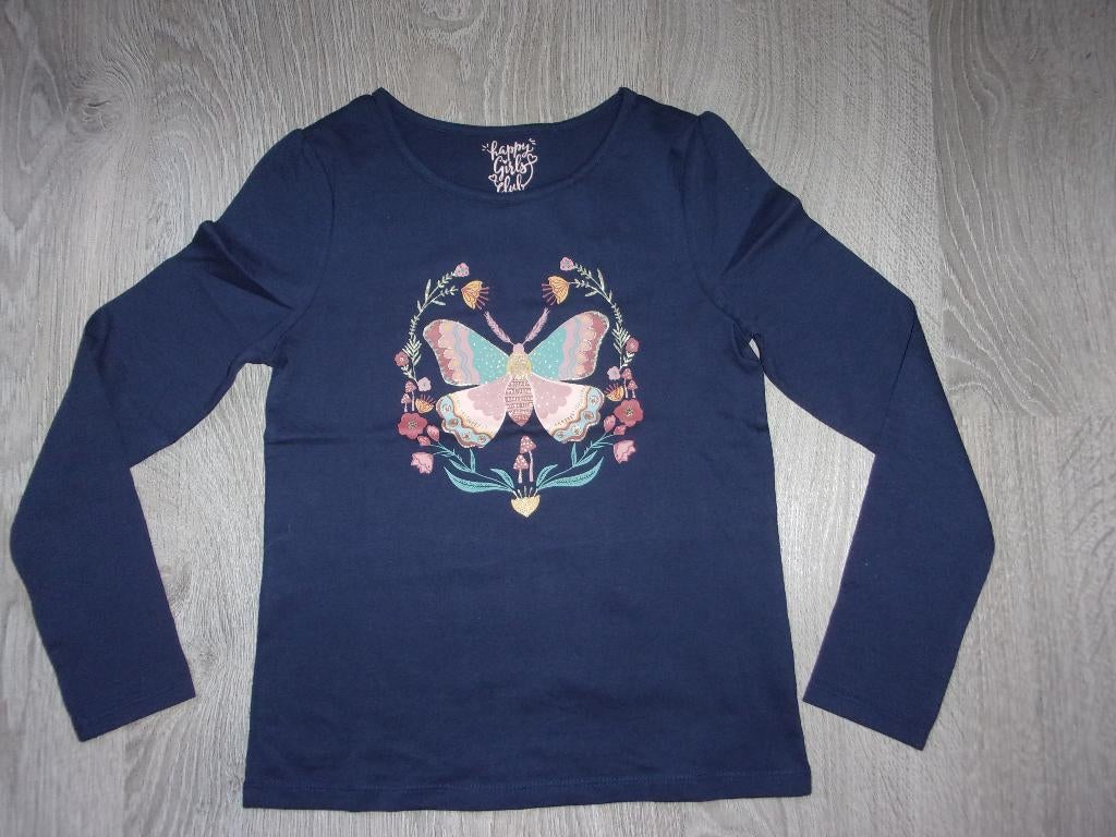 SPLINTERNIEUW meisjes t - shirt met lange mouwen. Maat 140, Enfants & Bébés, Vêtements enfant | Taille 140, Neuf, Fille, Chemise ou À manches longues