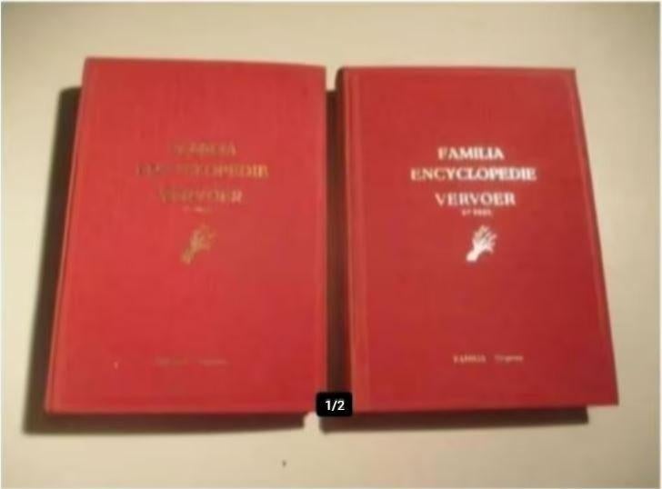 2 Antieke Prentenboeken - Encyclopdedie Vervoer - Familia, Boeken, Ophalen of Verzenden, Zo goed als nieuw, Prentenboek