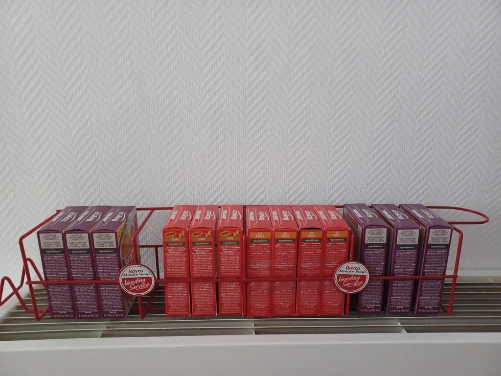 Royco minute soep vending service rekje, Collections, Enlèvement ou Envoi, Comme neuf