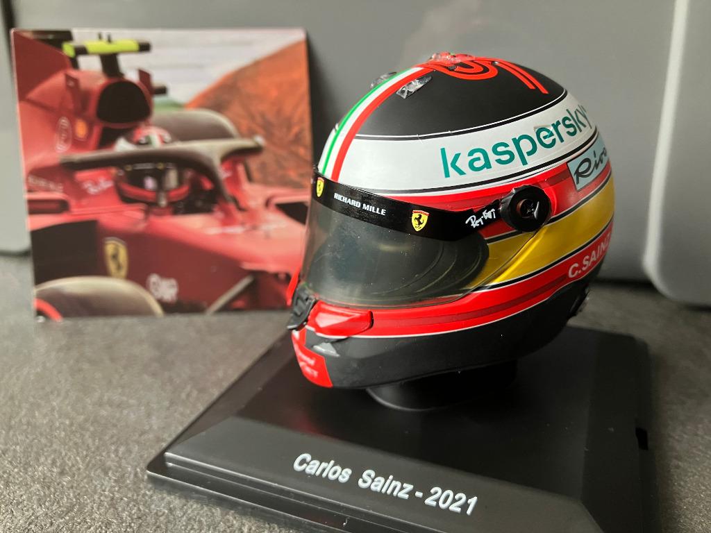 Carlos Sainz 1:5 helm 2021 Italië GP Ferrari SF21 F1, Enlèvement ou Envoi, Neuf, ForTwo