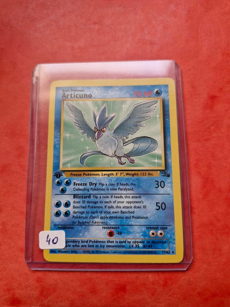 Articuno 1st edition, Ophalen of Verzenden, Zo goed als nieuw