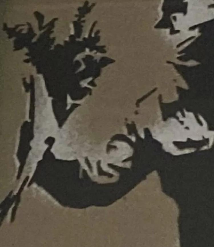 BANKSY : œuvre encadrée limitée à 50 exemplaires, Enlèvement ou Envoi