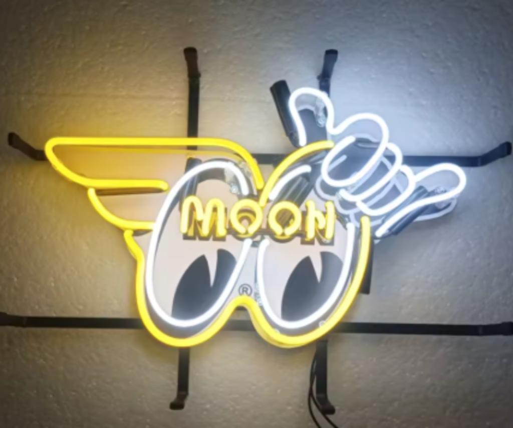 Moon eyes fingers neon en veel andere USA decoratie neons, Enlèvement ou Envoi, Neuf, Table lumineuse ou lampe (néon)