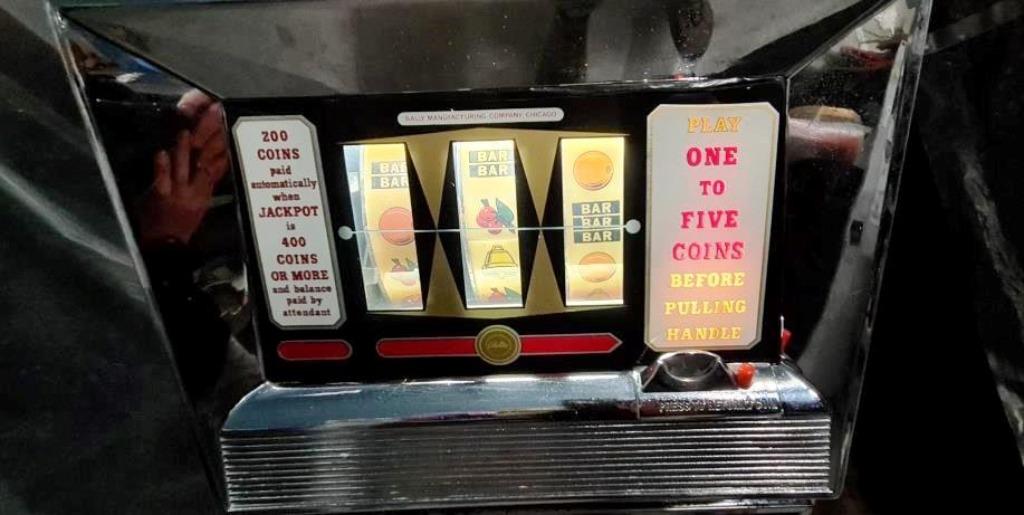 machine a sous Bally euros ou jetons (500 inclus) 100%OK, Autres monnaies, Enlèvement, Utilisé