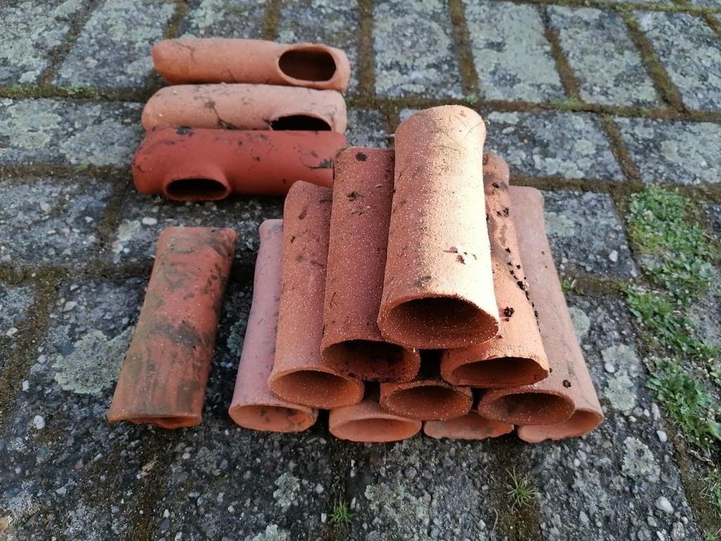 Teracotta buizen om ancistrussen in de kweken, Ophalen of Verzenden, Zo goed als nieuw