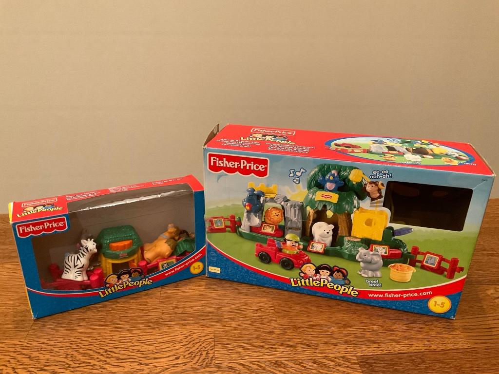 Little People Zoo + Baby Zoo, Kinderen en Baby's, Ophalen, Zo goed als nieuw, Speelset, Met geluid