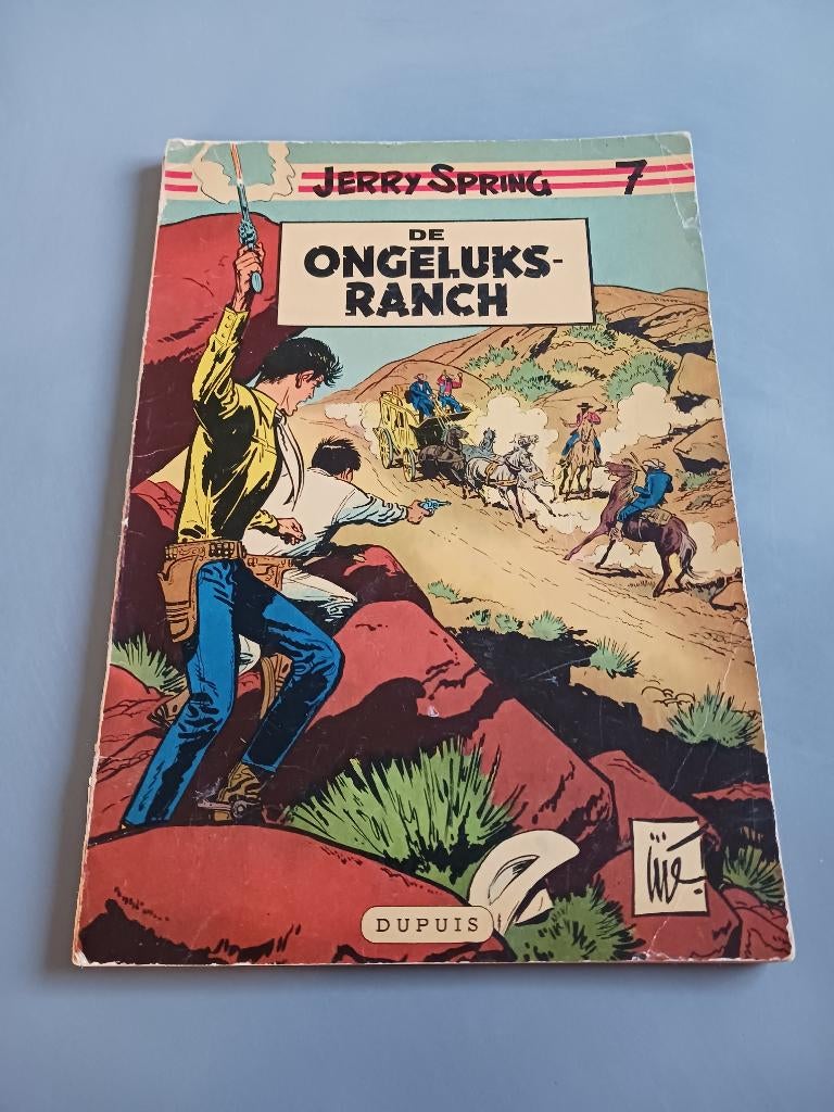 Jerry Spring nr. 7, de Ongeluksranch 1st dr. goede staat, Livres, BD, Utilisé, Une BD, Enlèvement ou Envoi