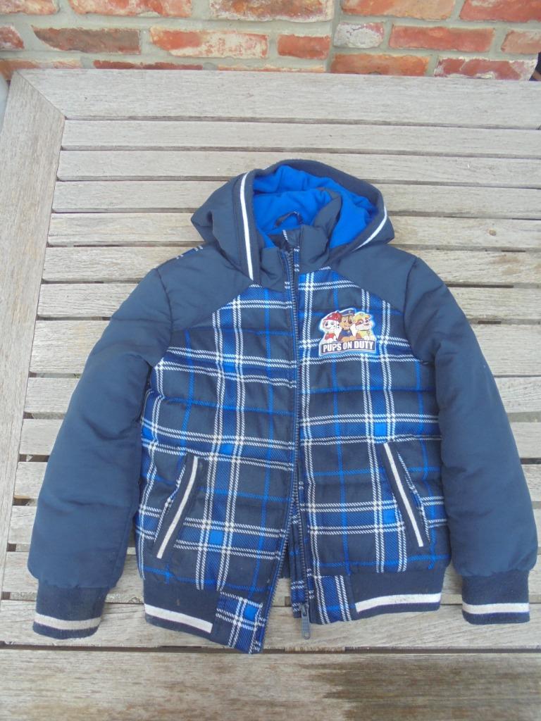 winterjas paw patrol maat 122, Kinderen en Baby's, Ophalen of Verzenden, Zo goed als nieuw, Paw Patrol, Jongen