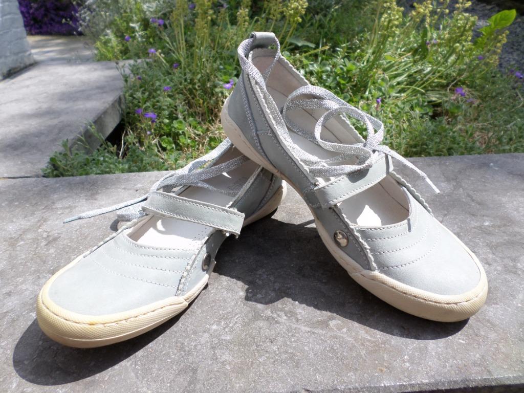 Chaussures ballerines bleu clair turquoise argenté 32  Guma, Enfants & Bébés, Enlèvement ou Envoi, Guma, Comme neuf, Chaussures