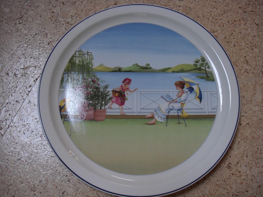 Vintage Villeroy & Boch Plate Romantic Seasons No. 2 Summer, Enlèvement ou Envoi
