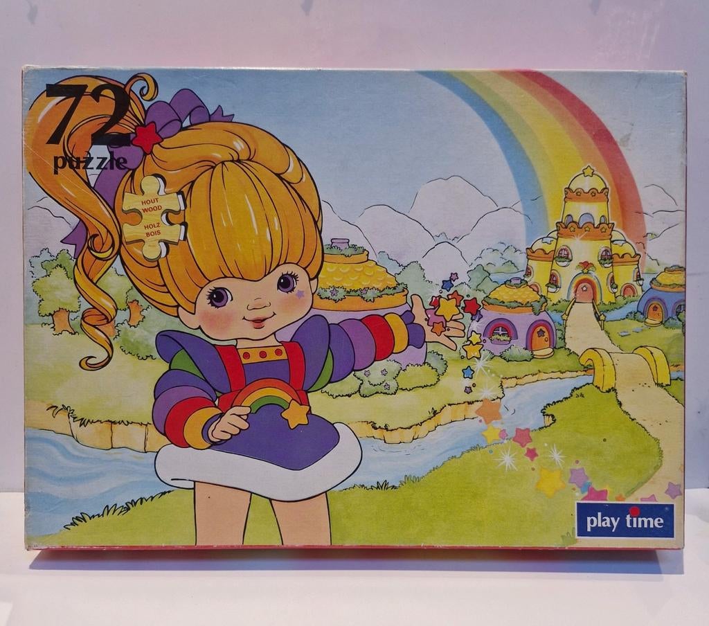 🌈 Rainbow Brite Puzzel, Ophalen of Verzenden, 10 tot 50 stukjes, Van hout