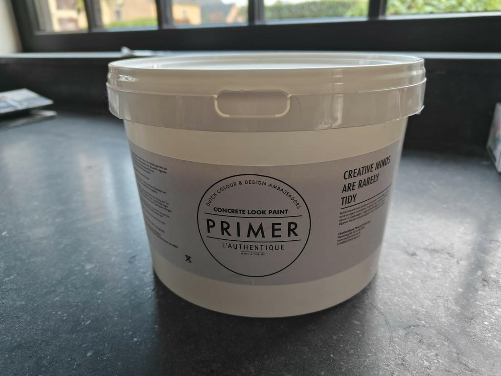 L´Authentique  Primer voor betonlookverf, Ophalen, Nieuw, Wit