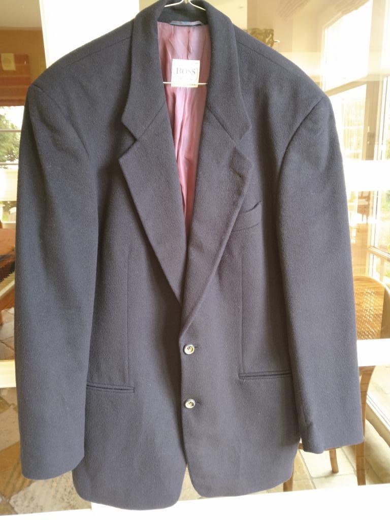 Veston Hugo BOSS bleu marine T.54 50%Angora-50%Laine NEUF, Maat 52/54 (L), Blauw, Nieuw, Ophalen of Verzenden
