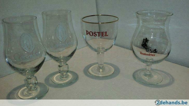 diverse donkerbier glazen, Ophalen of Verzenden, Nieuw, Glas of Glazen