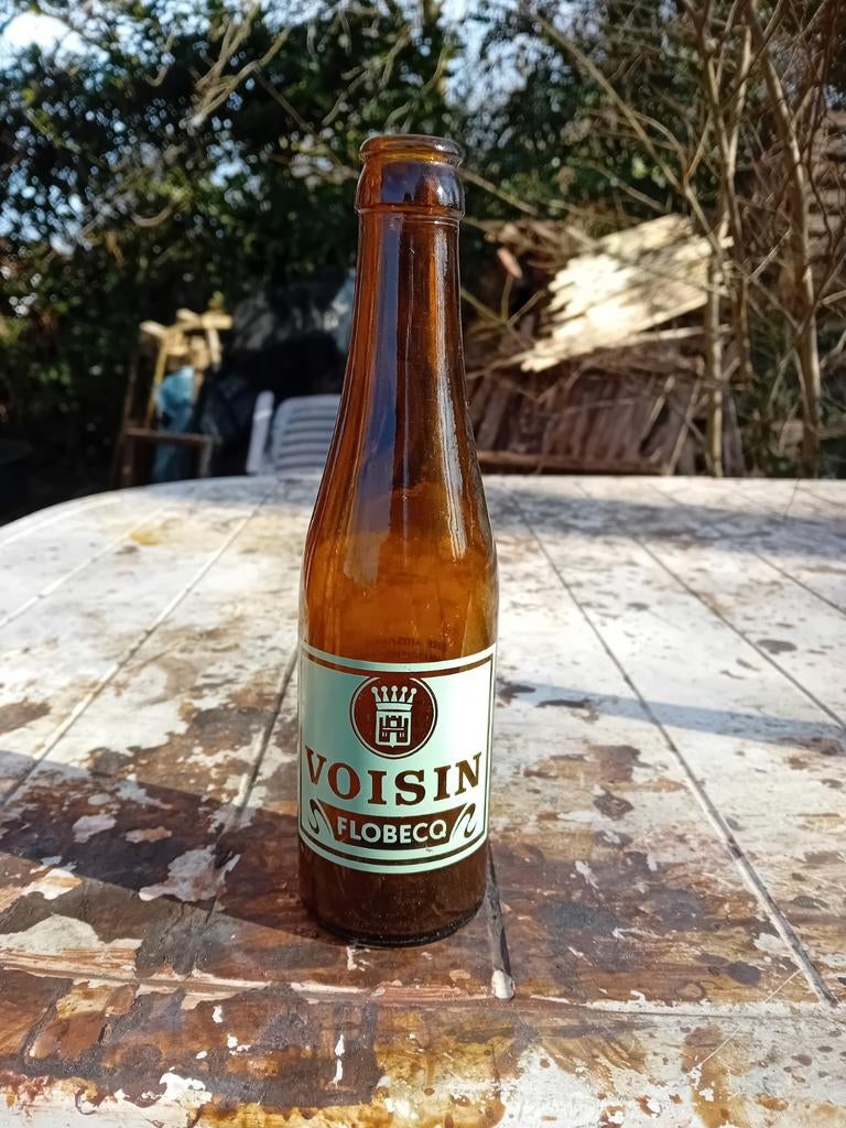 Oude vintage bierfles brouwerij Voisin Flobecq, Enlèvement ou Envoi