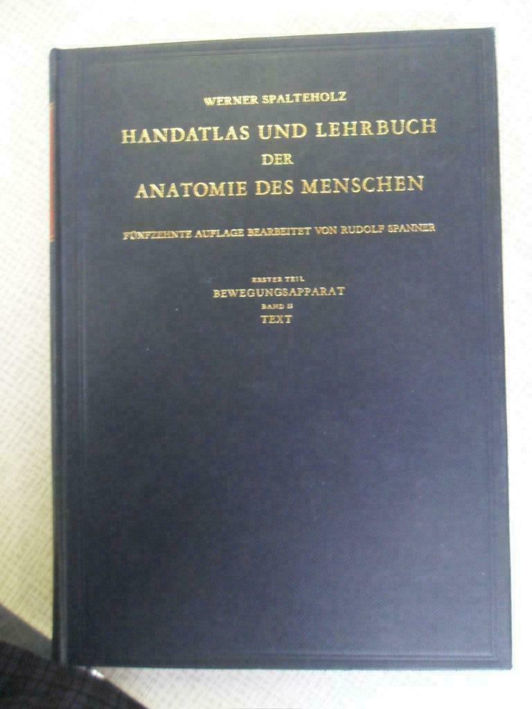 handatlas und lehrbuch der anatomie des menschen, Ophalen of Verzenden, Zo goed als nieuw