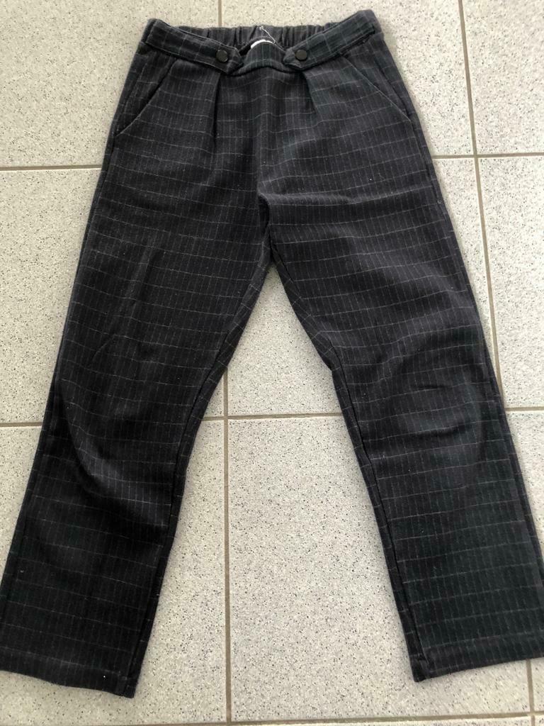 Blauwe broek met motief van Zara, Broek, Meisje, Ophalen of Verzenden, Zara Kids