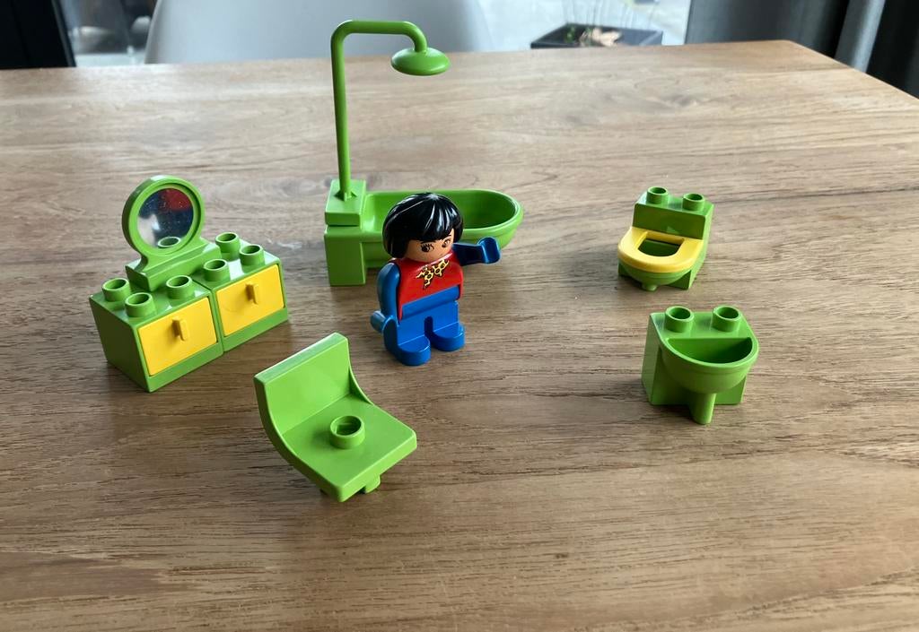 Vintage duplo badkamer 2754, Kinderen en Baby's, Speelgoed | Duplo en Lego, Ophalen of Verzenden, Duplo