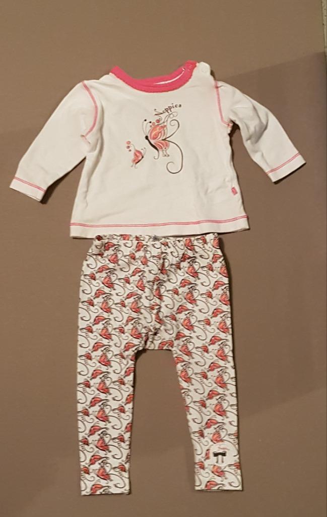 23 stuks kleding + schoentjes + lakentjes voor babymeisje, Enlèvement, Comme neuf