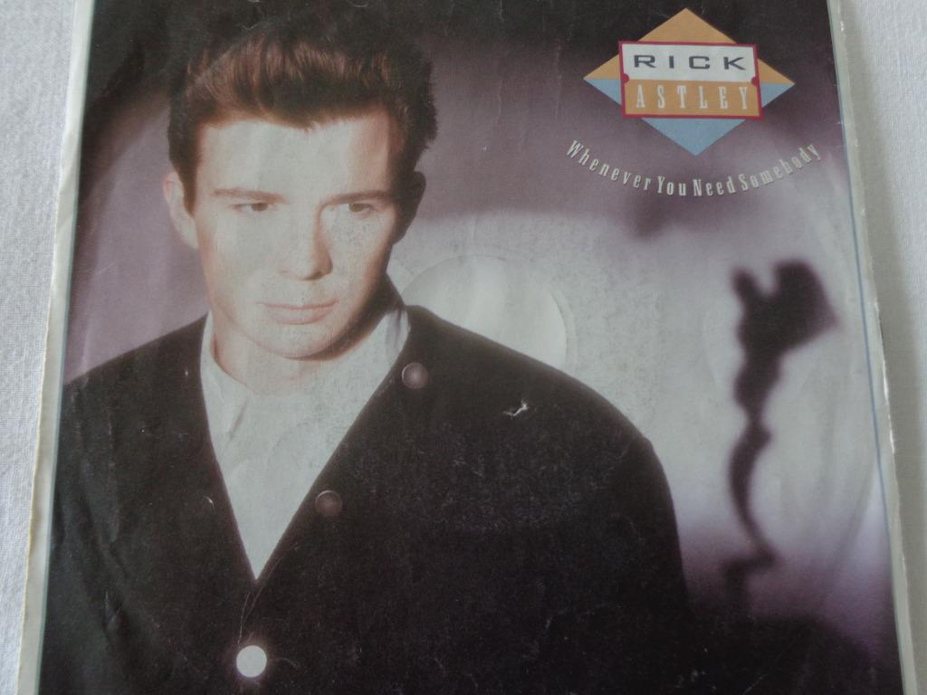 Disque 45 tours - RICK ASTLEY - 1987, Ophalen, Gebruikt, Pop