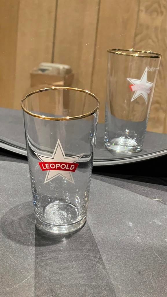 White star Leopold glazen, Ophalen, Zo goed als nieuw, Bierglas