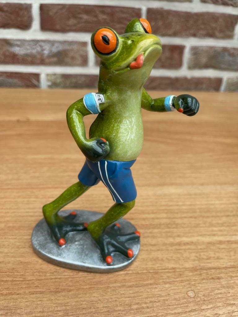 Beeldje kikker - JOGGEN, Ophalen of Verzenden, Zo goed als nieuw, Dier